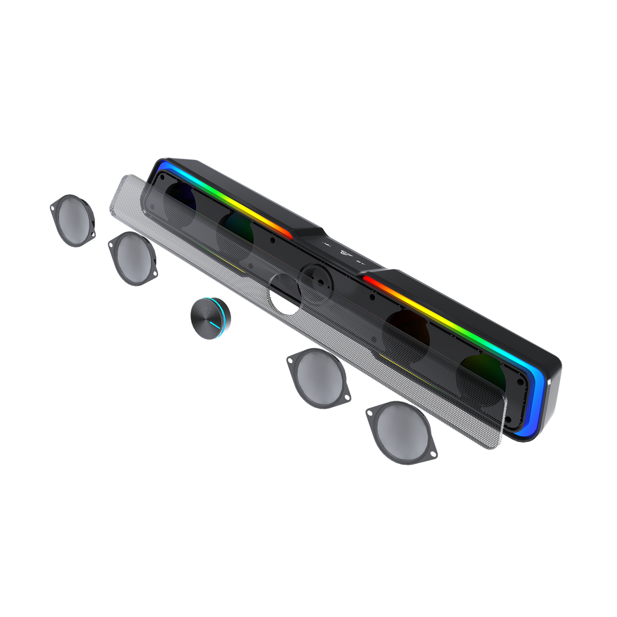 Fantech Bluetooth 5.3 Soundbar Dual mode RGB Lighting Gaming Speaker (GS305)